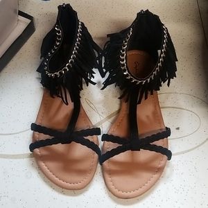 Qupid Suede Sandals